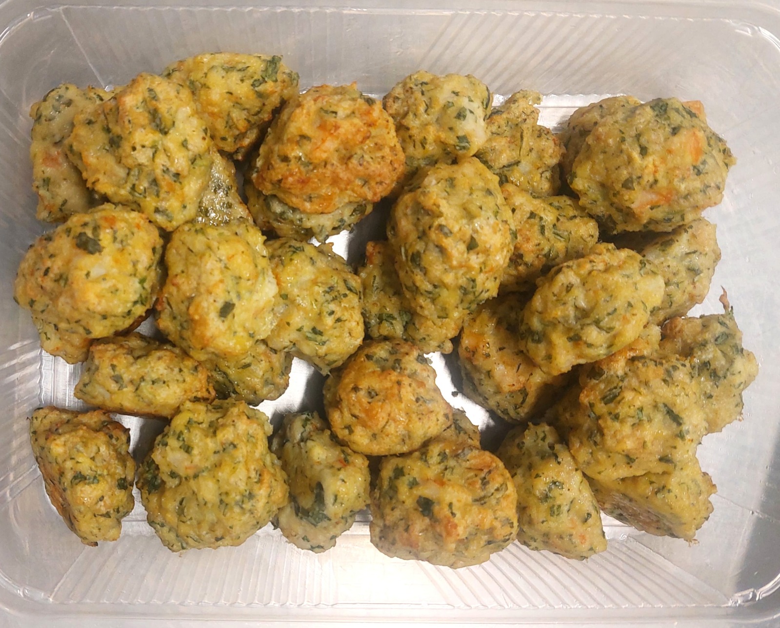 POLPETTE DI GAMBERO E RUCOLA